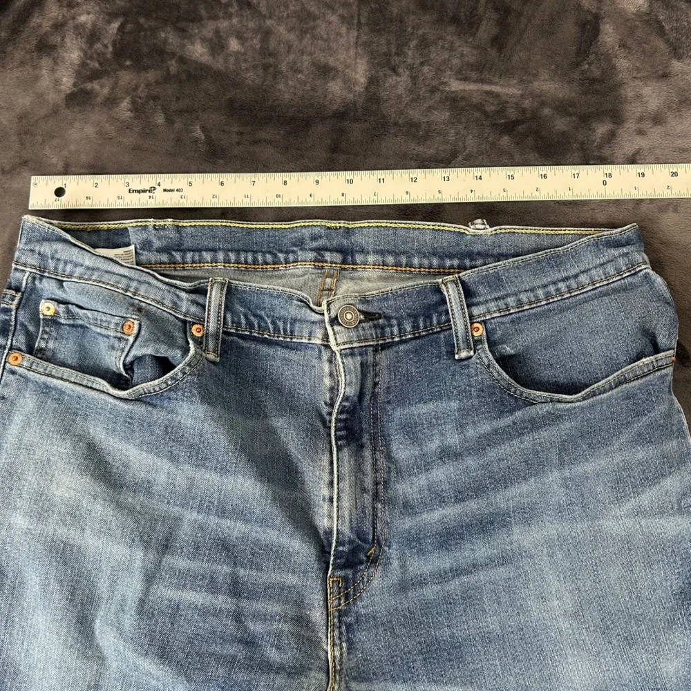 Levi's 559 Relaxed Straight Jeans Mens 38x30 Blue Denim 00559-0421
